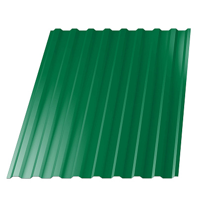 Профнастил НС-20 (МП 20) RAL6029 Зеленая Мята 1150(1100)мм 0,45мм