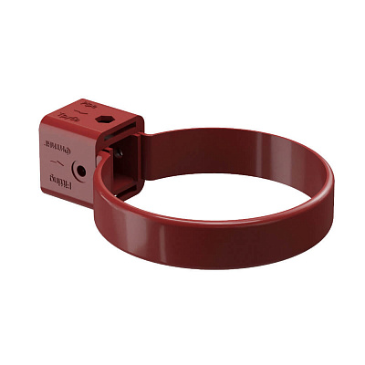 Хомут универсальный водостока Дёке Premium RAL RR29 Гранат