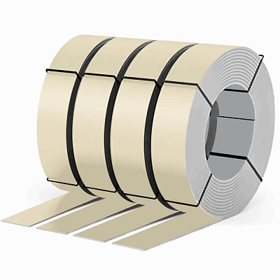 Штрипс лента стальная 0.45мм полиэстер RAL 1015 Слоновая Кость ширина 113-1250мм