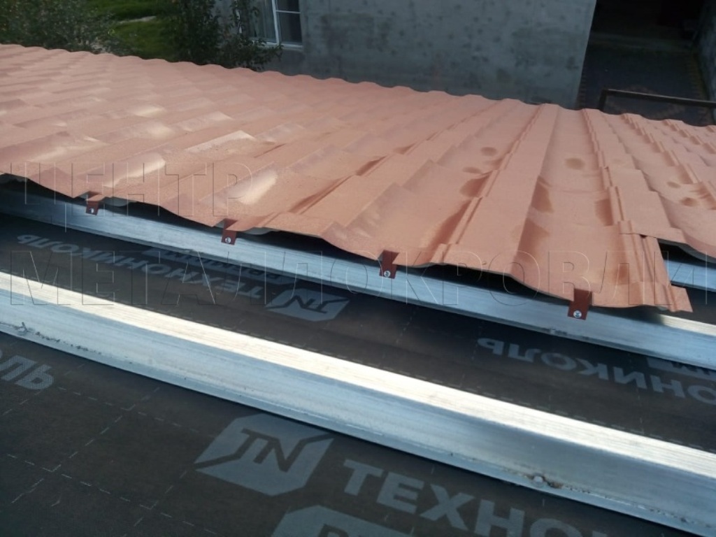 Металлочерепица Геркулес 8004 терракотовый Стальной Бархат от Центра Металлокровли в Кургане