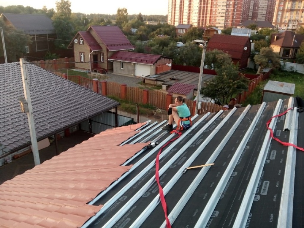 Металлочерепица Геркулес 8004 терракотовый Стальной Бархат от Центра Металлокровли в Кургане