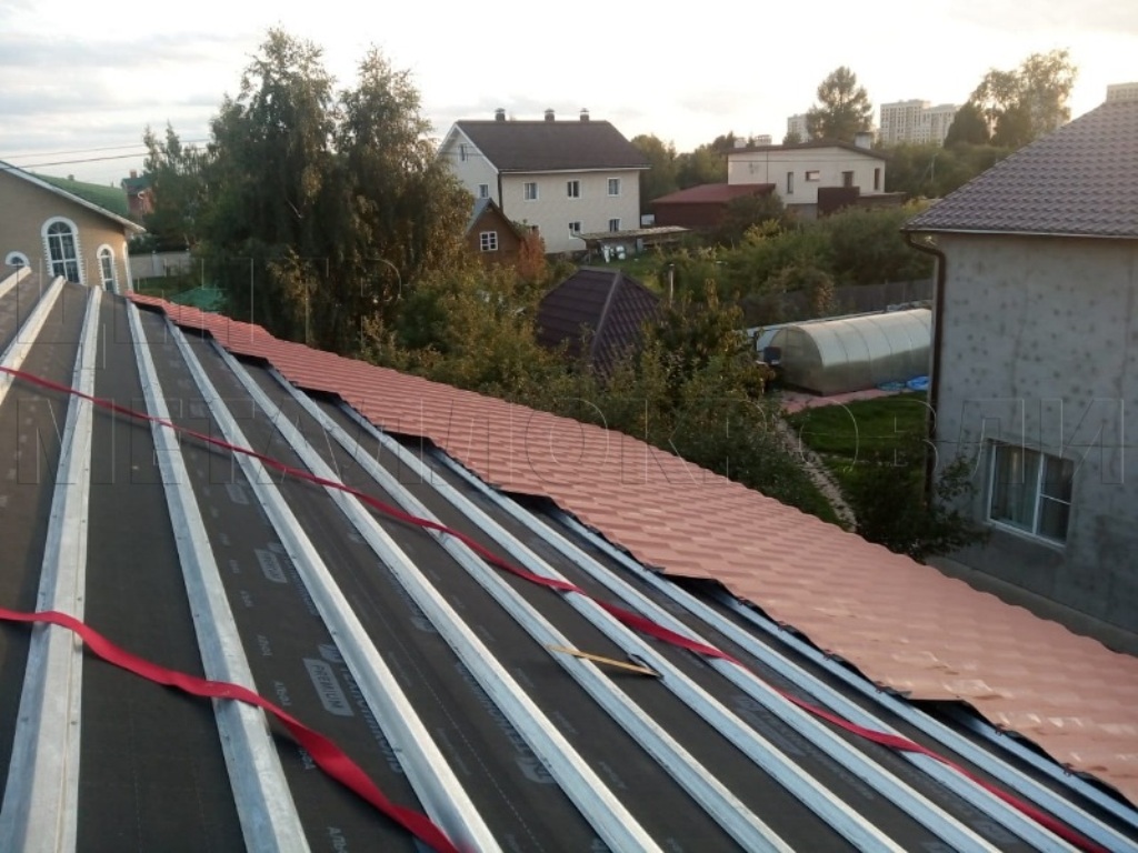 Металлочерепица Геркулес 8004 терракотовый Стальной Бархат от Центра Металлокровли в Кургане