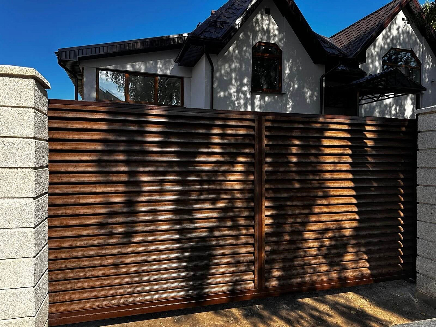 Ламели Еврожалюзи 16м Темный Каштан Принтек